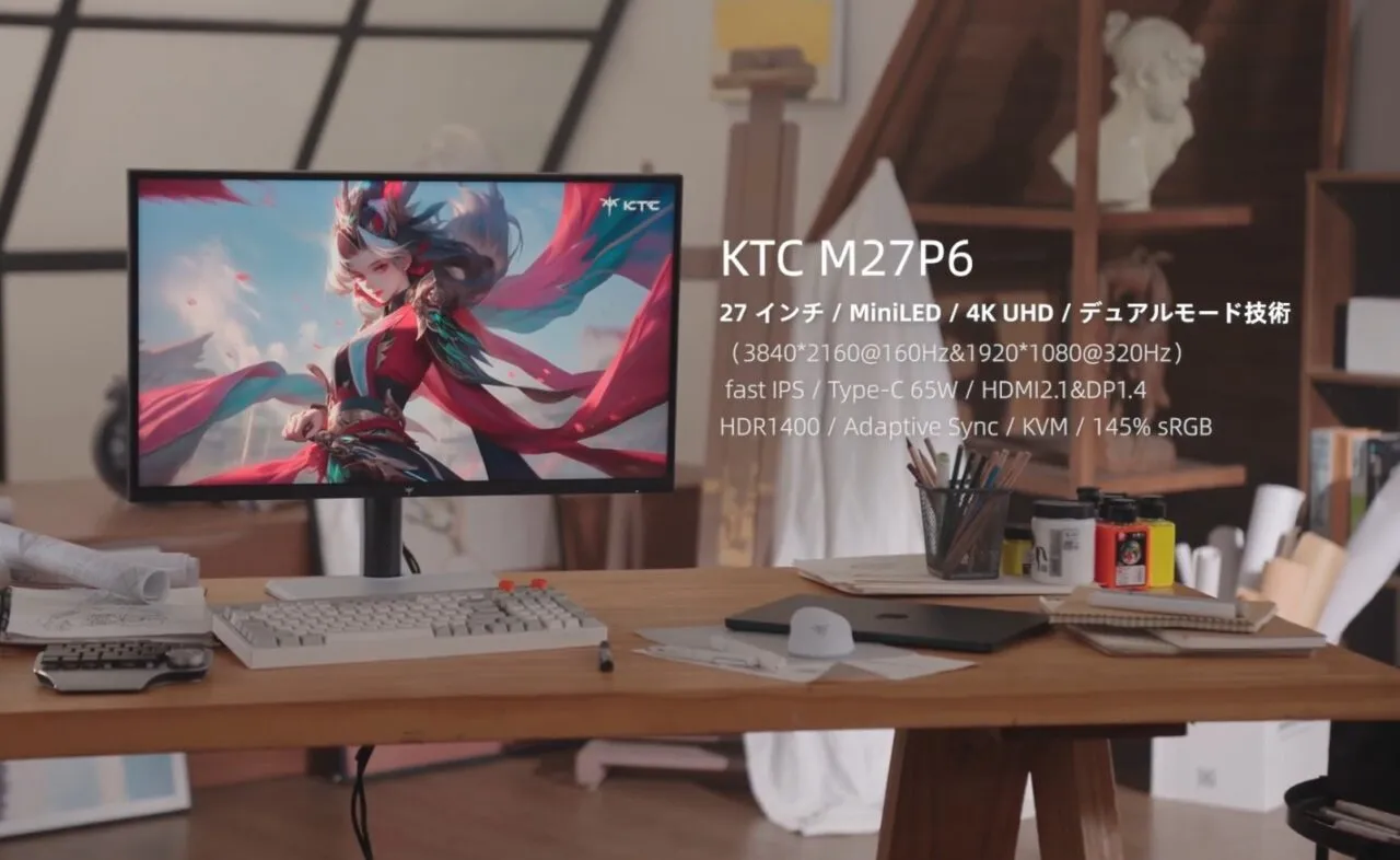 KTC M27P6のキービジュアル