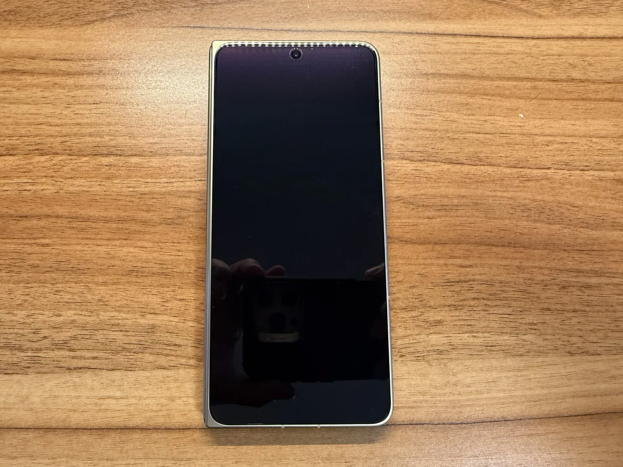 折りたたんだ状態のOPPO Find N6