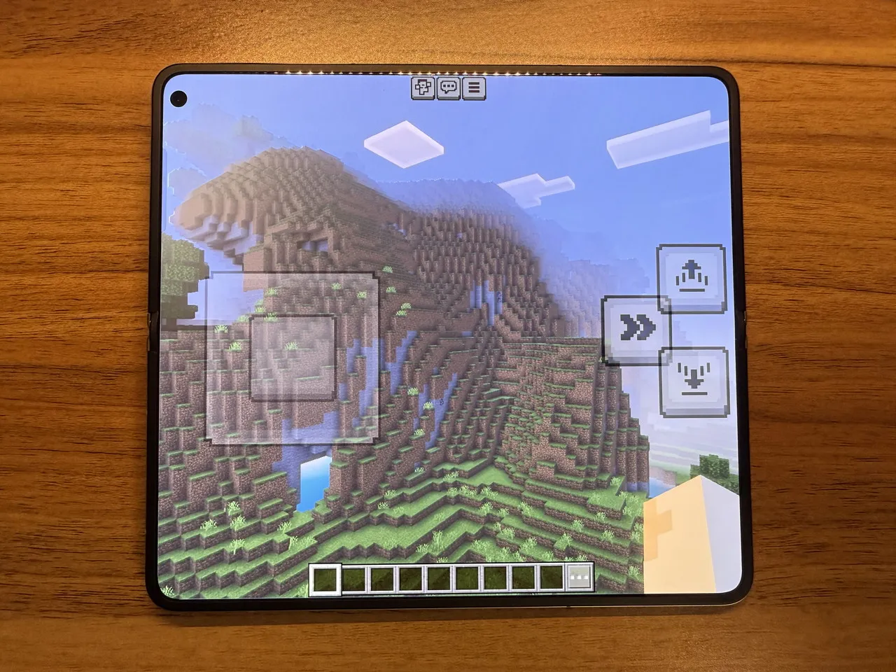 マインクラフトのプレイ画面3