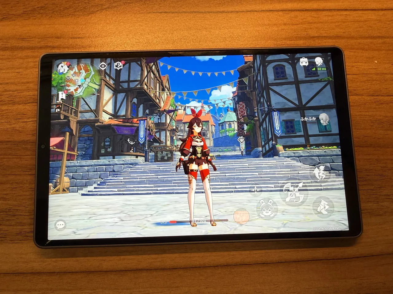 原神のプレイ画面1