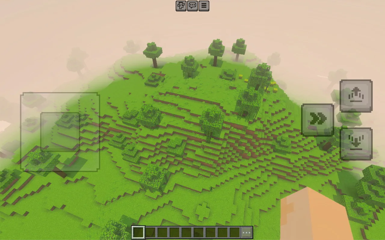 マイクラのプレイ画面2