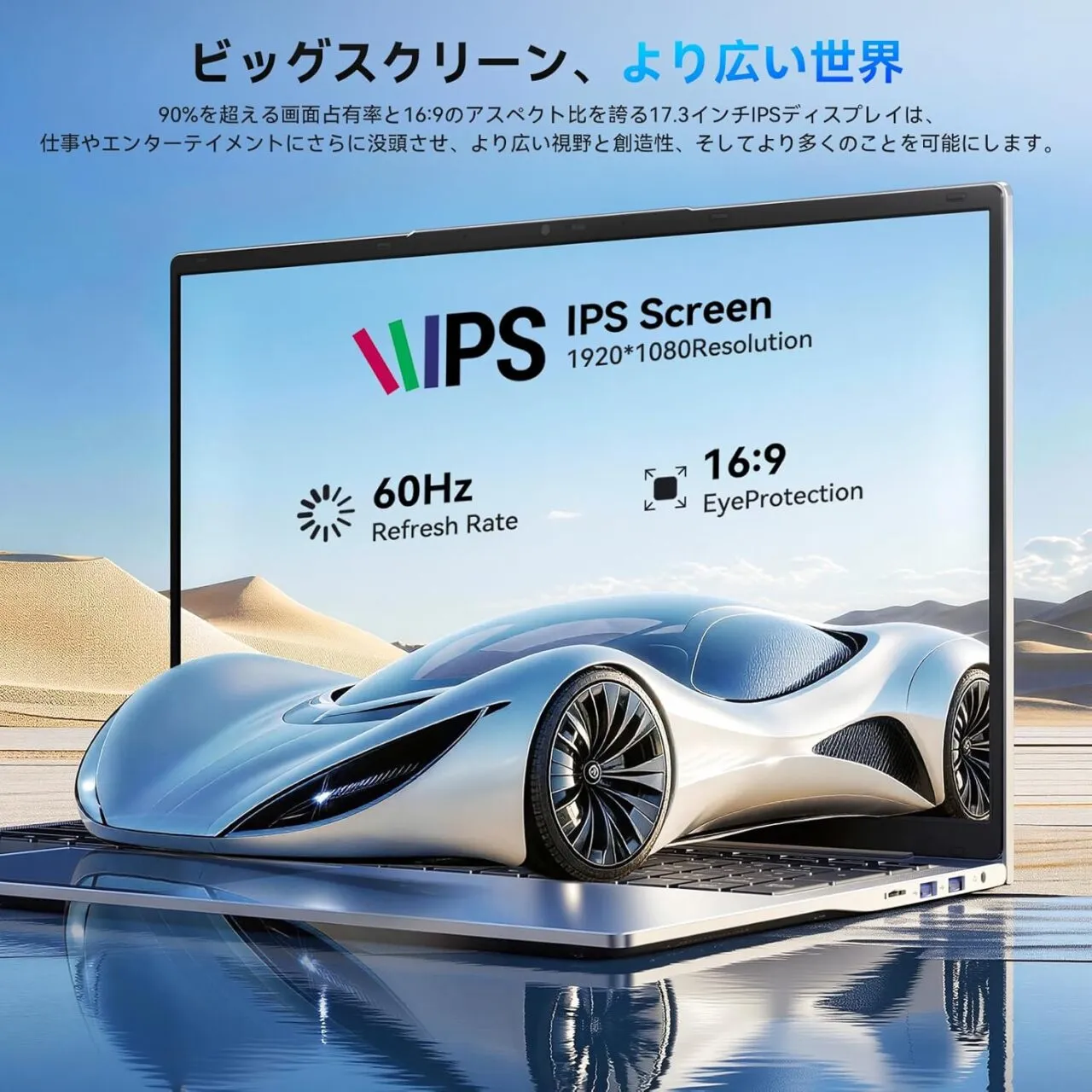 ACEMAGIC AX17PROのディスプレイ仕様