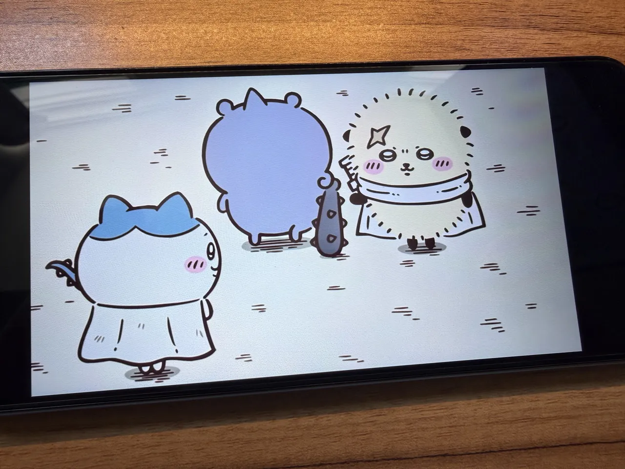 Blackview WAVE 10Cでアニメ動画を再生している