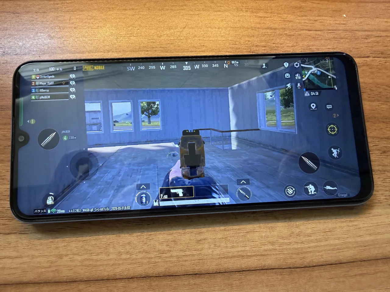 Blackview WAVE 10CでPUBGをプレイしている2