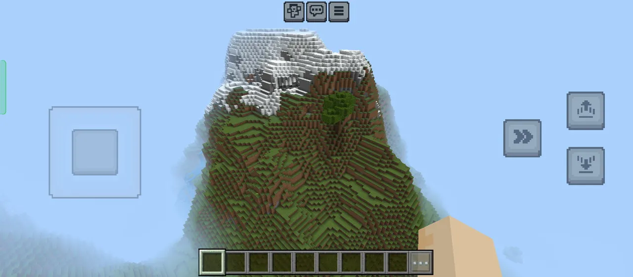 マインクラフトのプレイ画面1