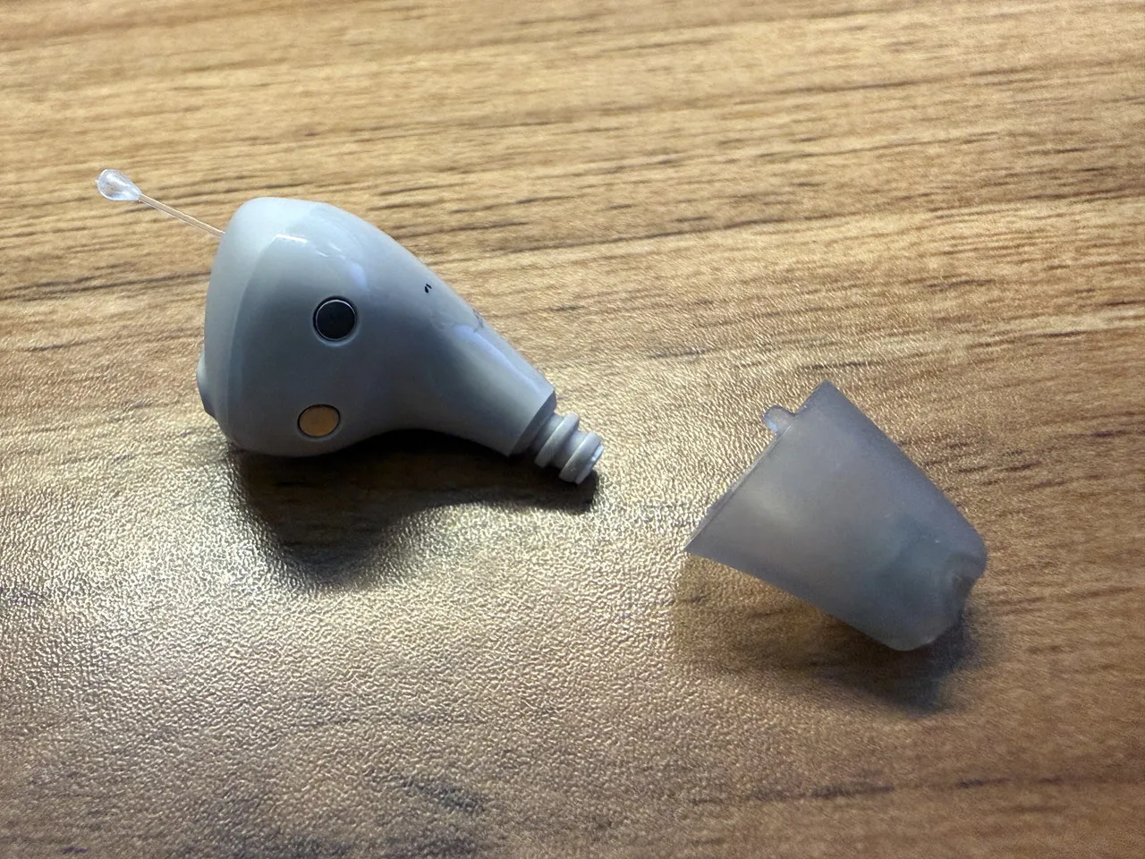 集音器先端のイヤーピースを外した