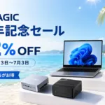 ACEMAGIC 4周年記念セールのキービジュアル