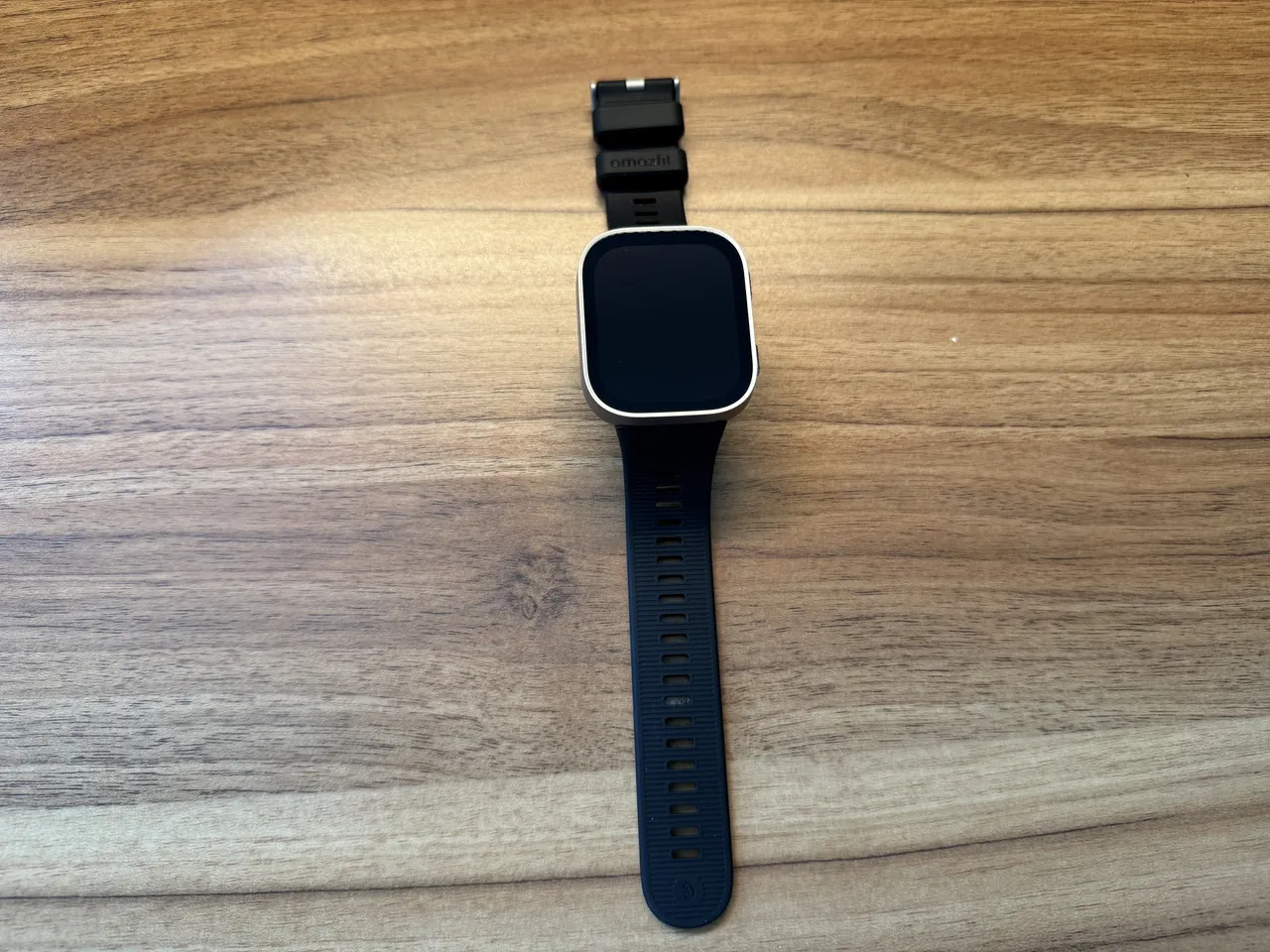 Amazfit Bip Maxにバンドを装着した