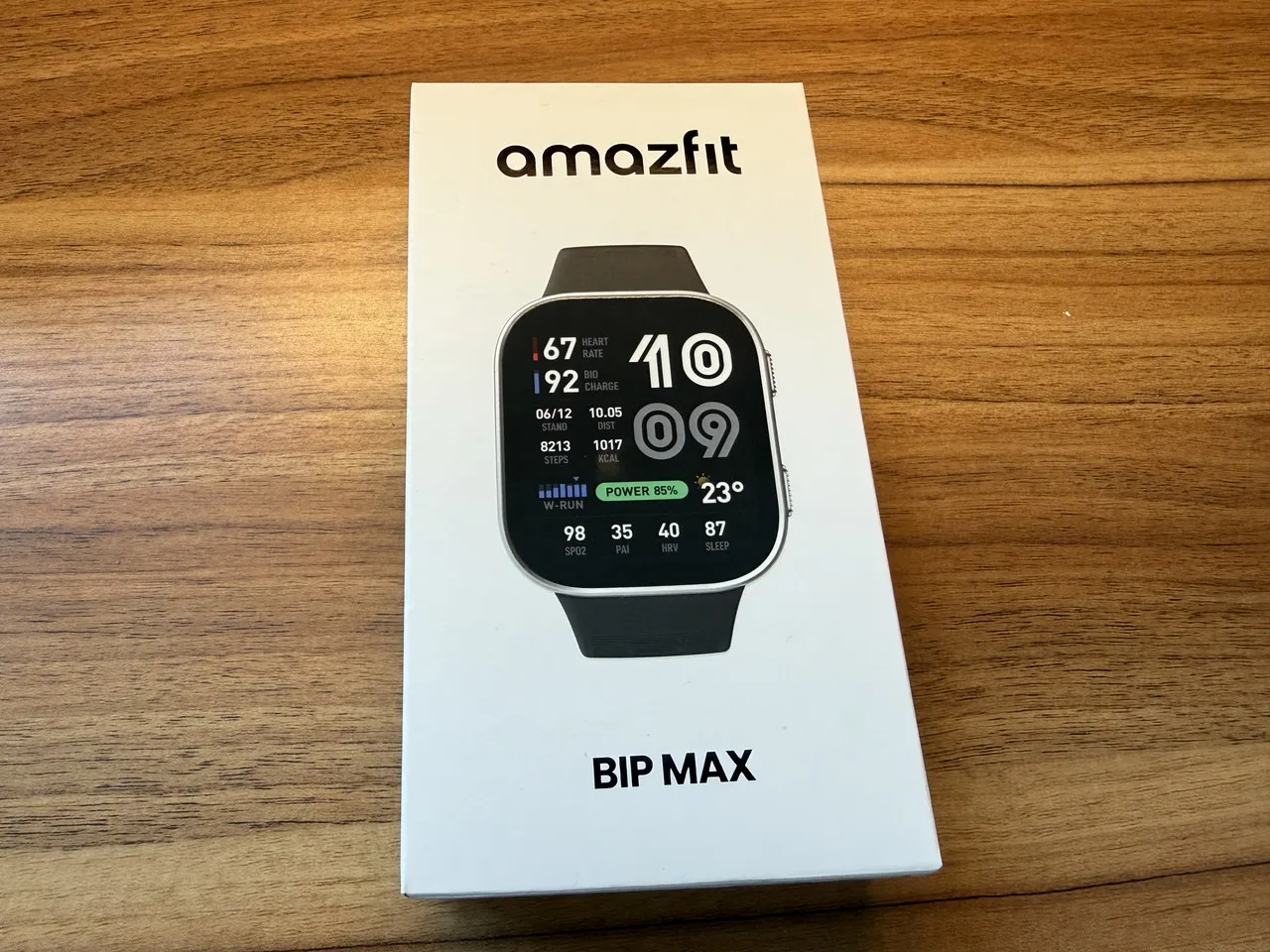 Amazfit Bip Maxの外箱