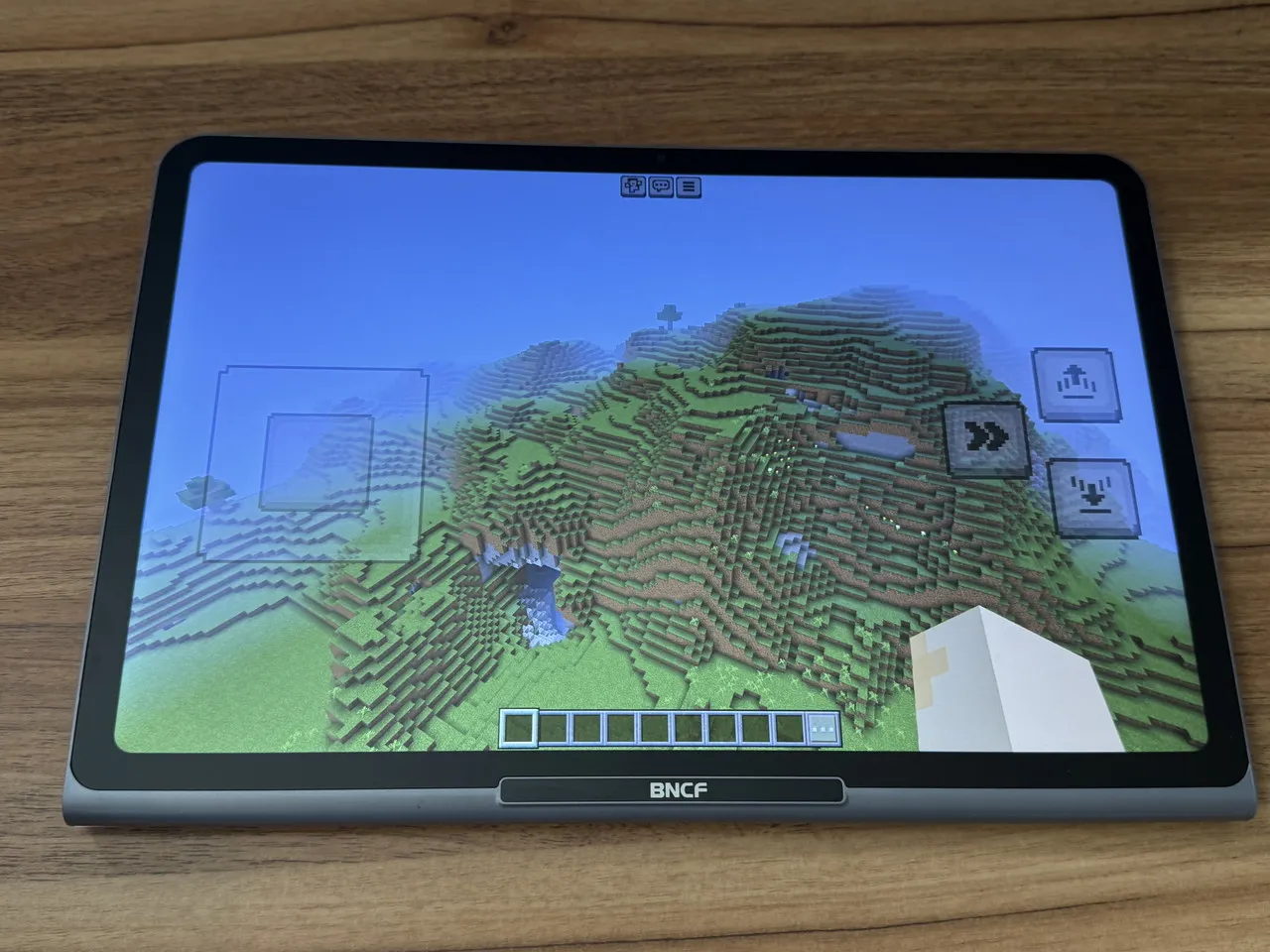 マインクラフトのプレイ画面1