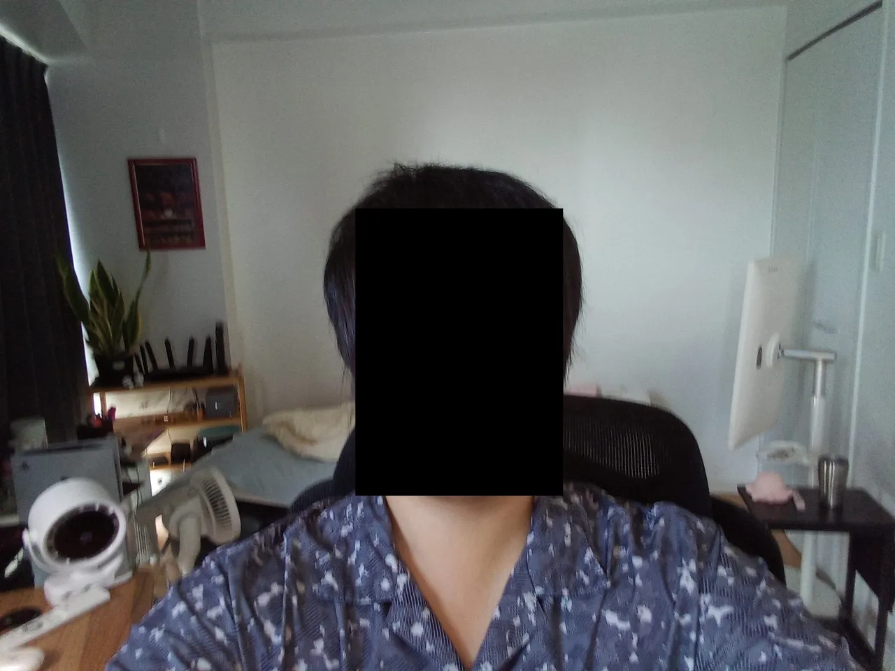 実際にフロントカメラで撮影した写真