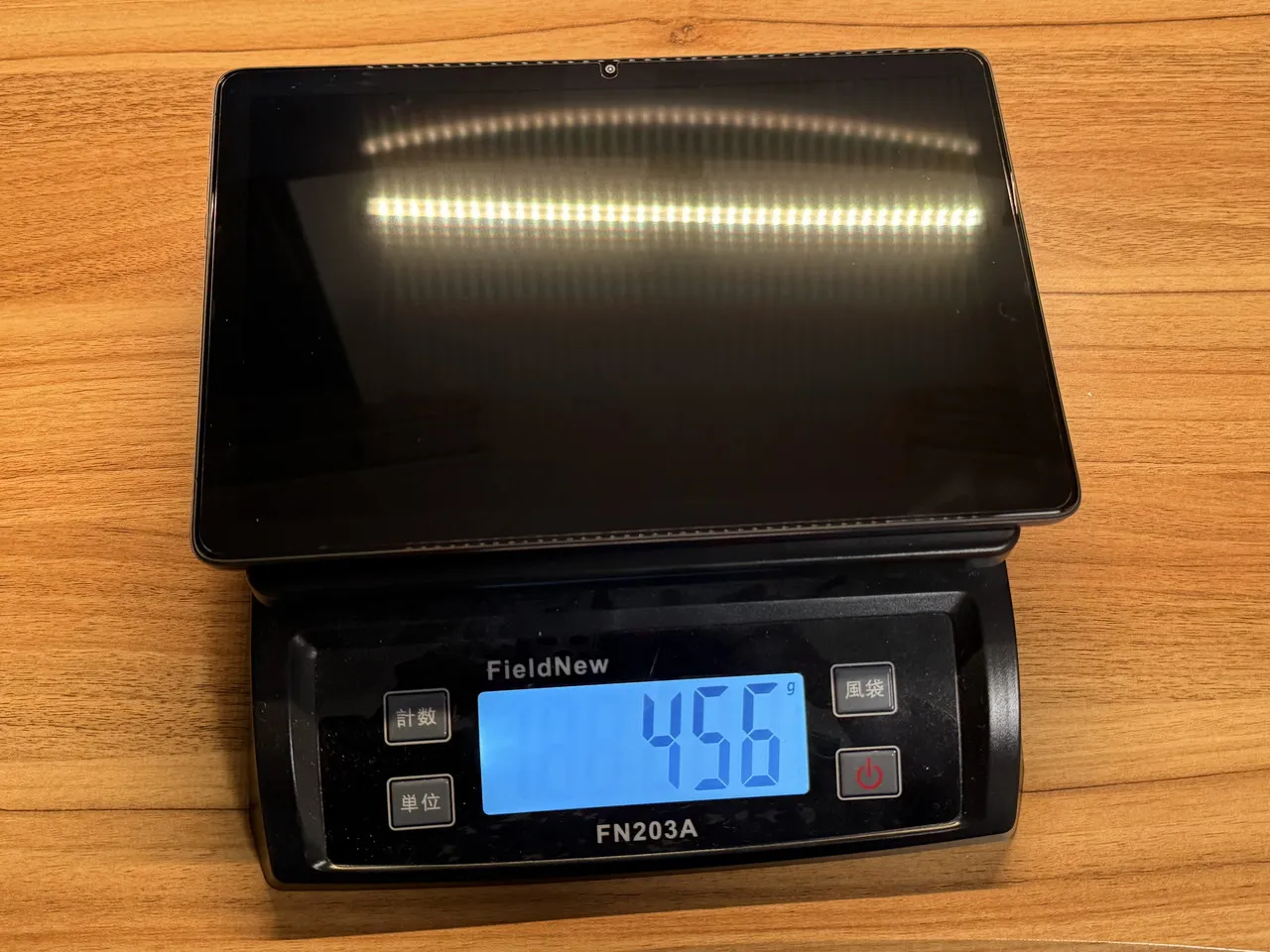 FPD CP10-J1を計量している