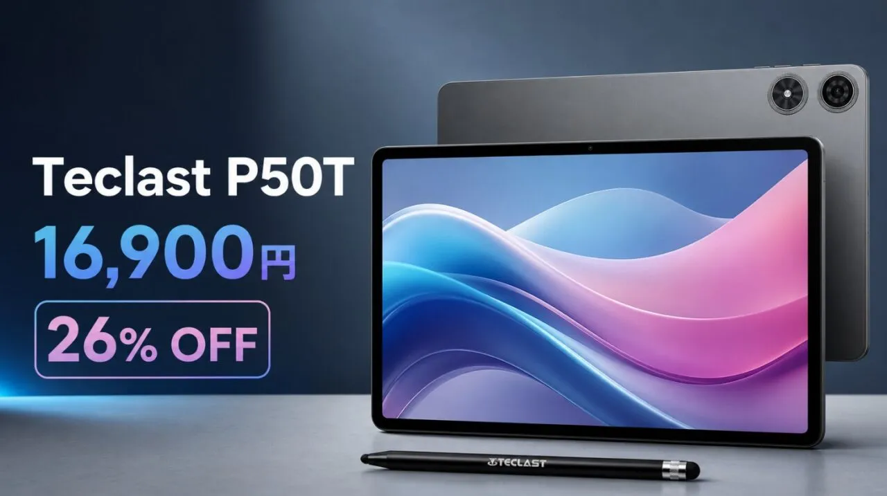 Teclast P50T強化版のキービジュアル