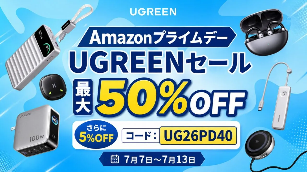 UGREEN×Amazonプライムデー