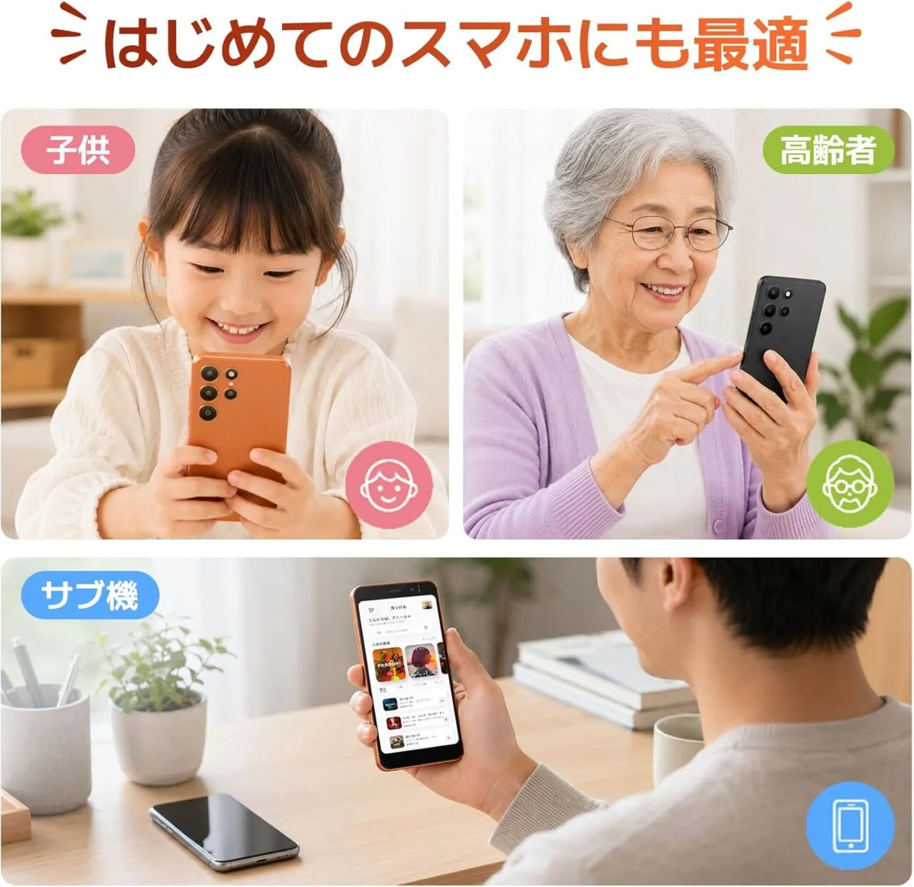 Blackview WAVE 2Cの使用イメージ
