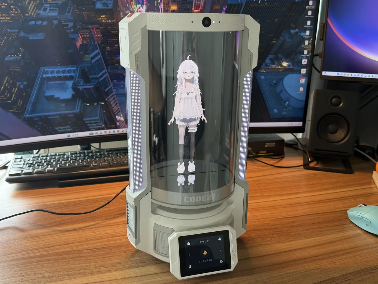 CODE27にキャラクターを映している