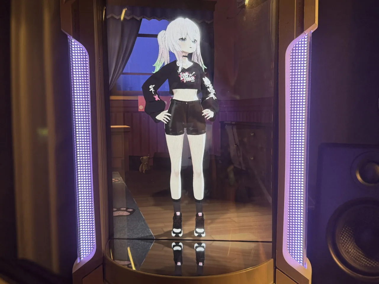 映り込みの少ない場所に設置した際のCODE27の映像