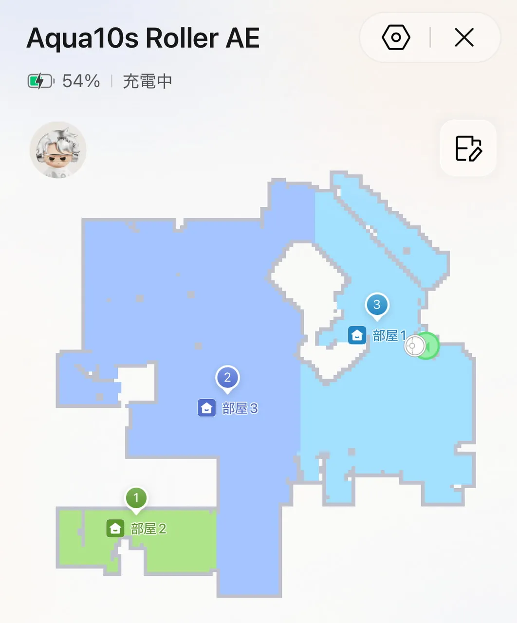 生成された2Dマップ