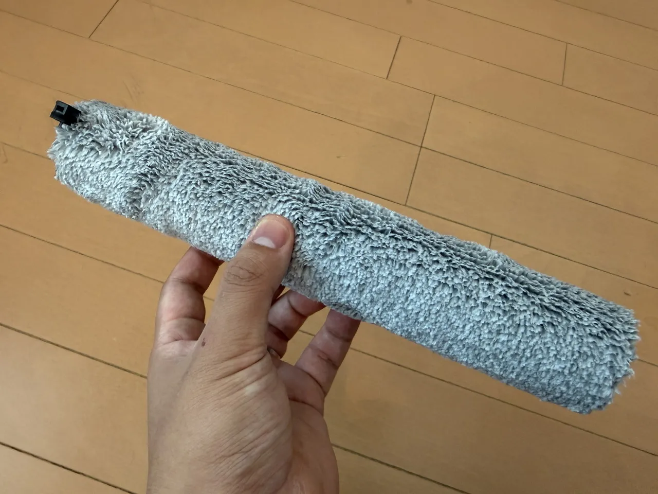 水拭き掃除後のモップ