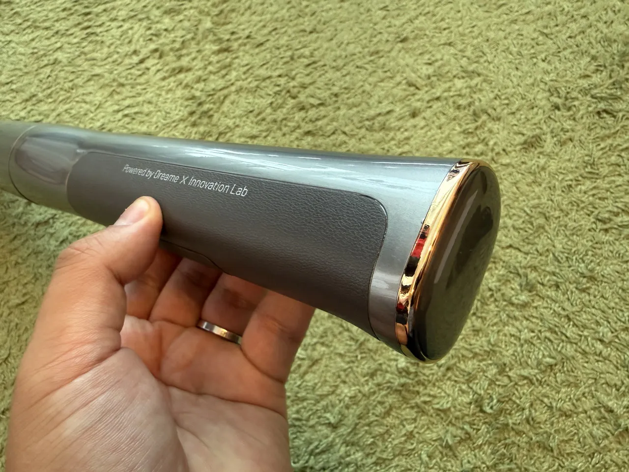 Dreame S1の掃除機本体の先端手持ち部分