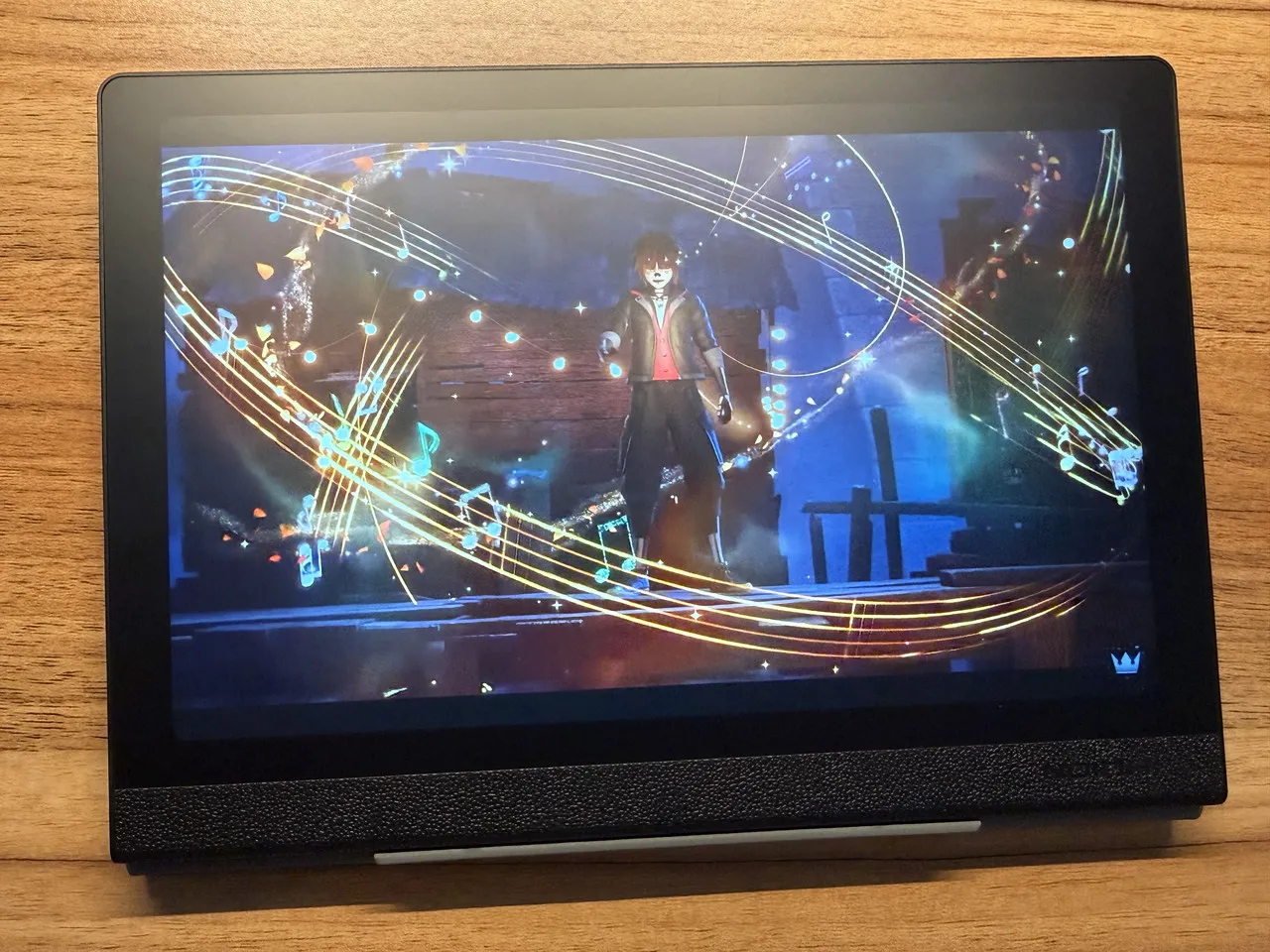Huion Note Eでゲーム動画を再生している1