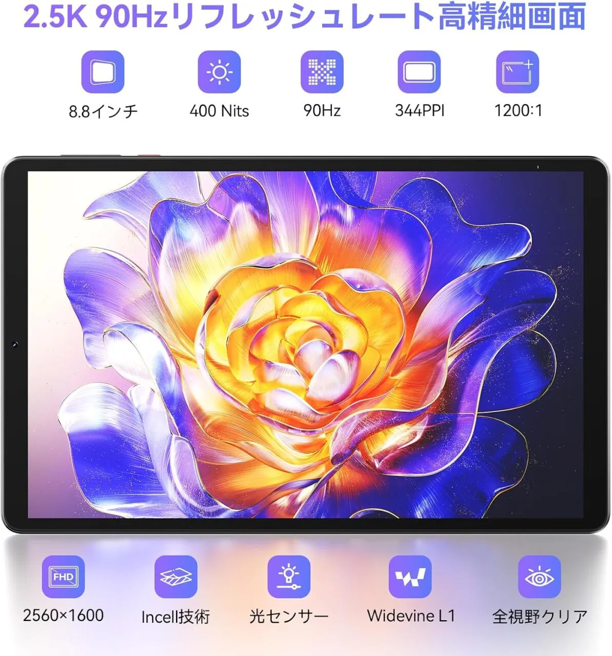 LZF ZPad1Aのディスプレイ仕様