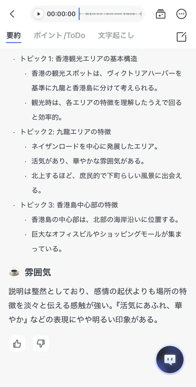 録音データの要約内容2