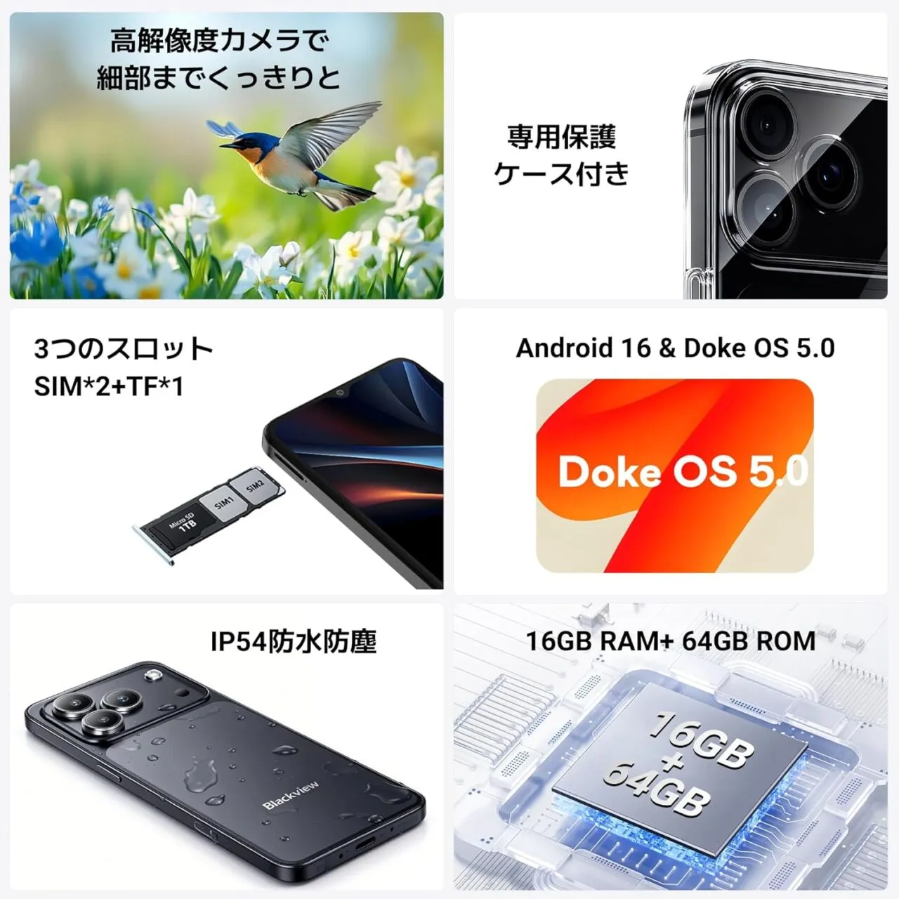 Blackview WAVE 7Cのスペック説明