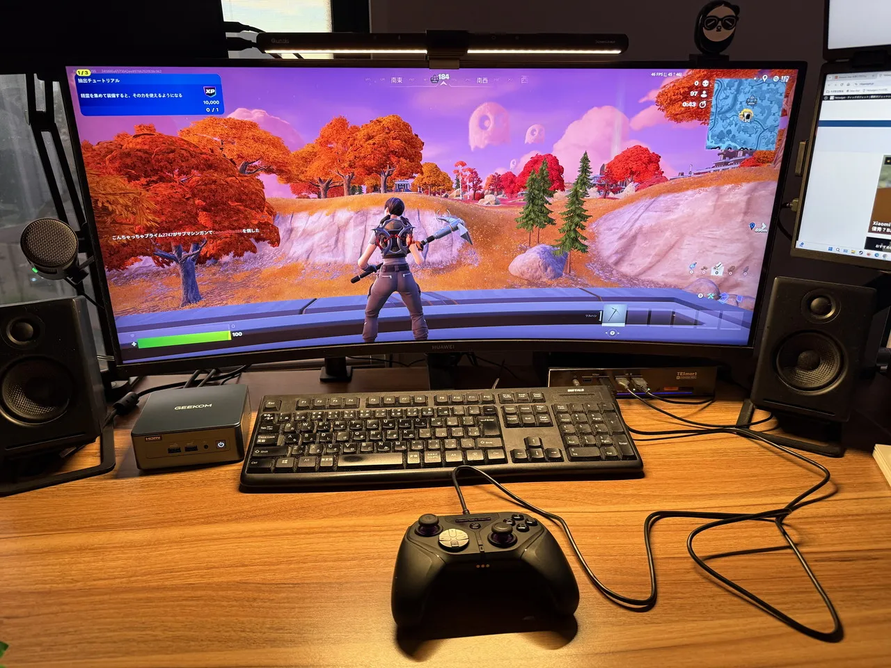 GEEKOM IT13 2026 Editionでフォートナイトをプレイしている