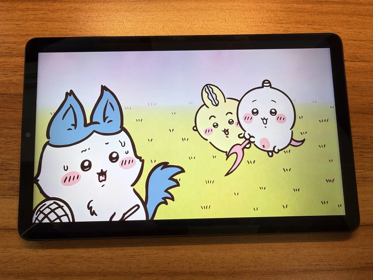 TECLAST T60Miniでアニメ動画を再生している