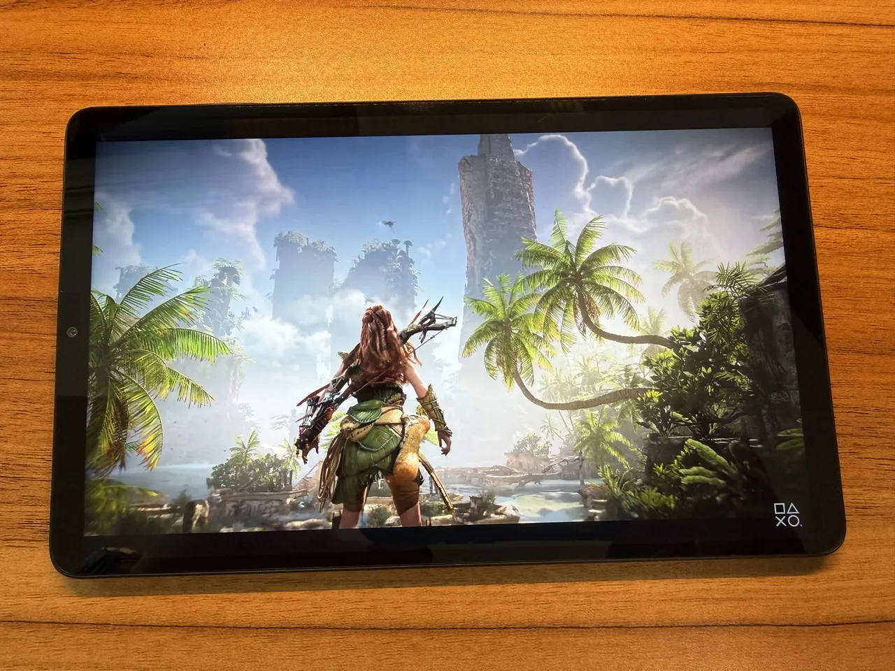 TECLAST T60Miniでゲーム映像を再生している