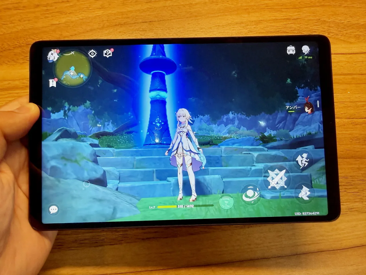 TECLAST T60Miniで原神を遊んでいる
