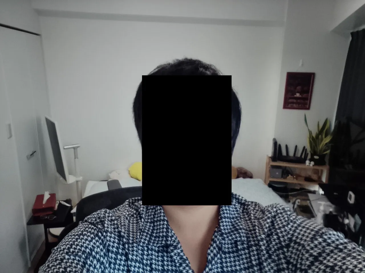 TECLAST T60Miniのフロントカメラで撮影した自撮り写真