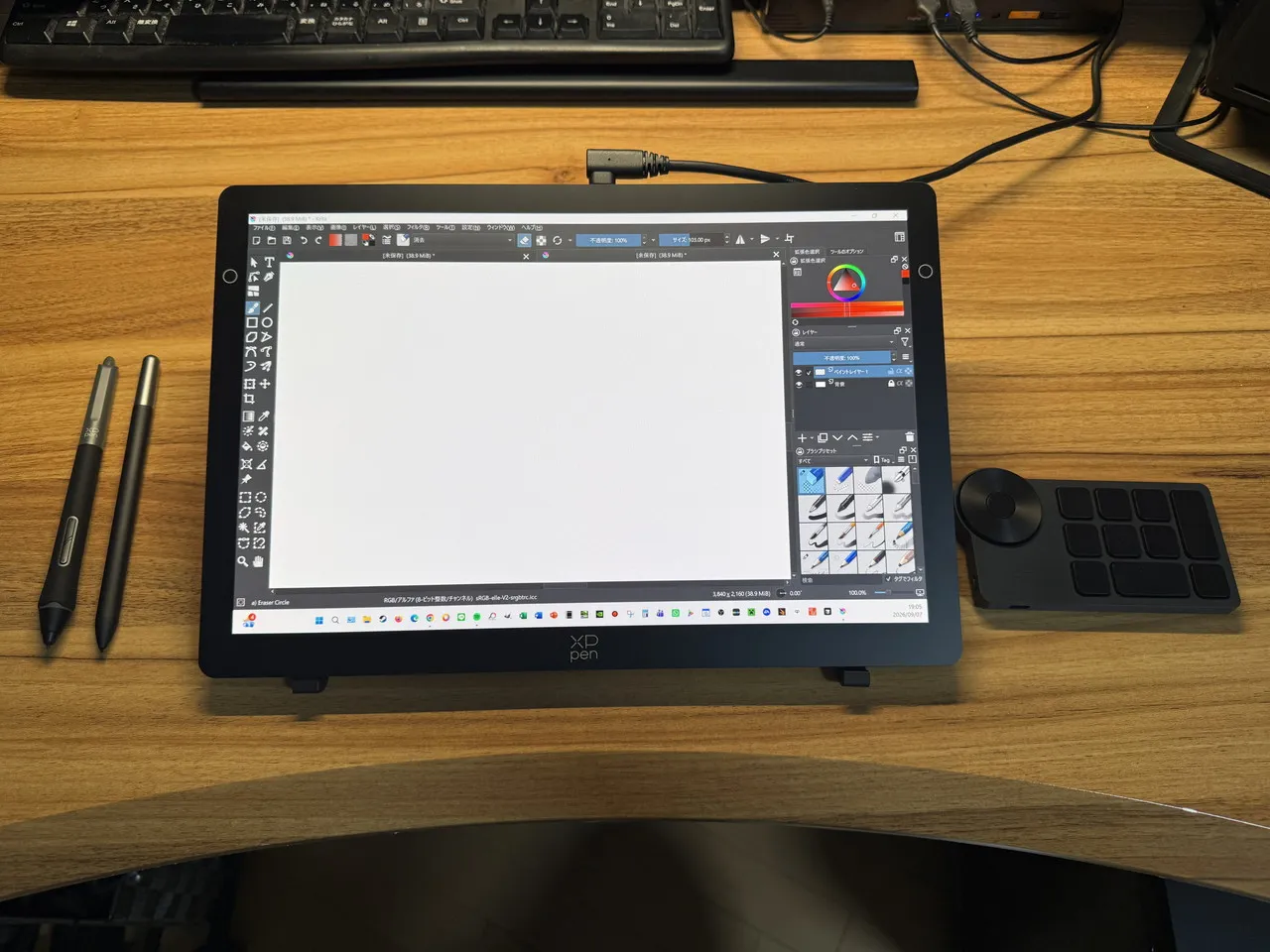 XPPen Artist Ultra 14の作業環境