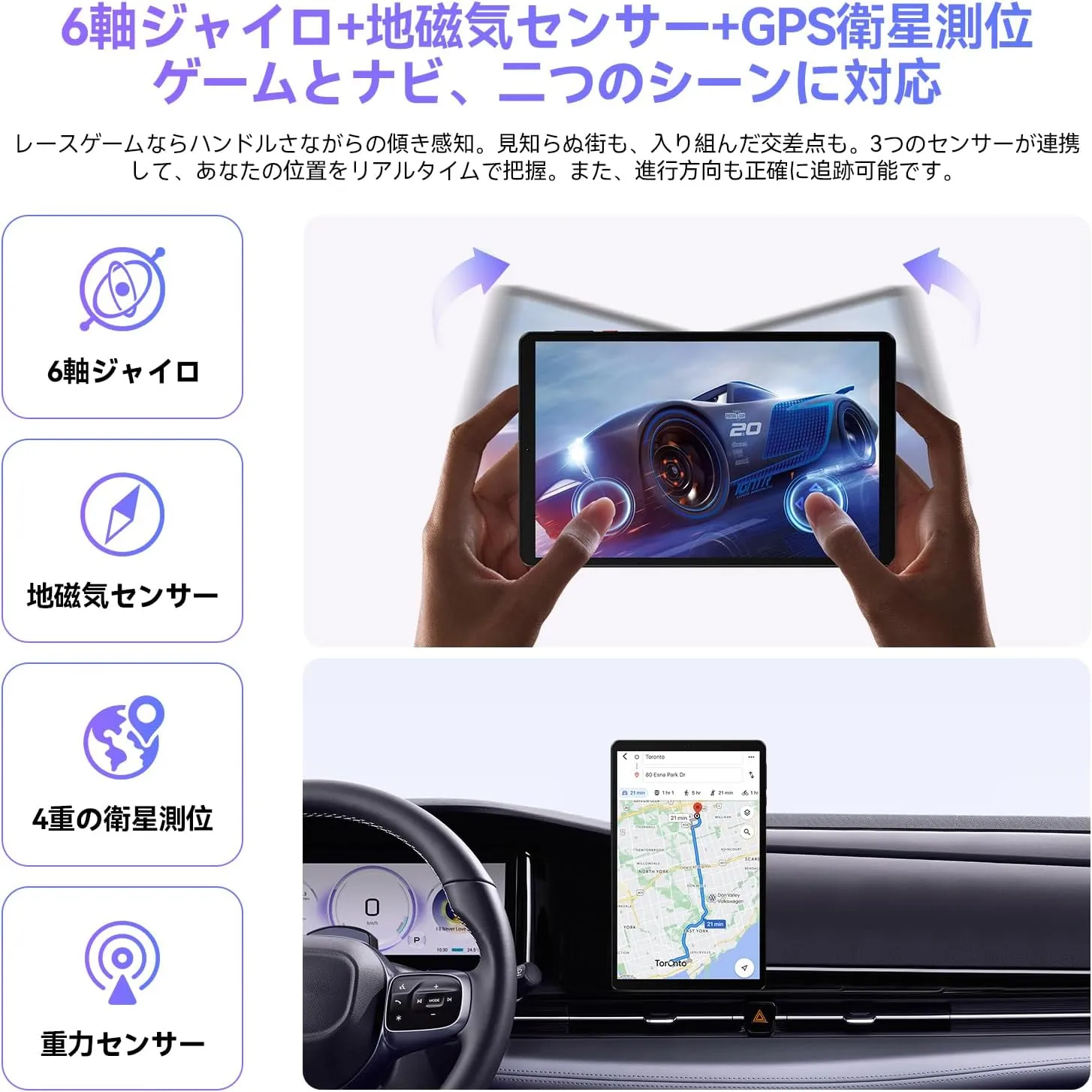 LZF ZPad1Aの位置測位機能