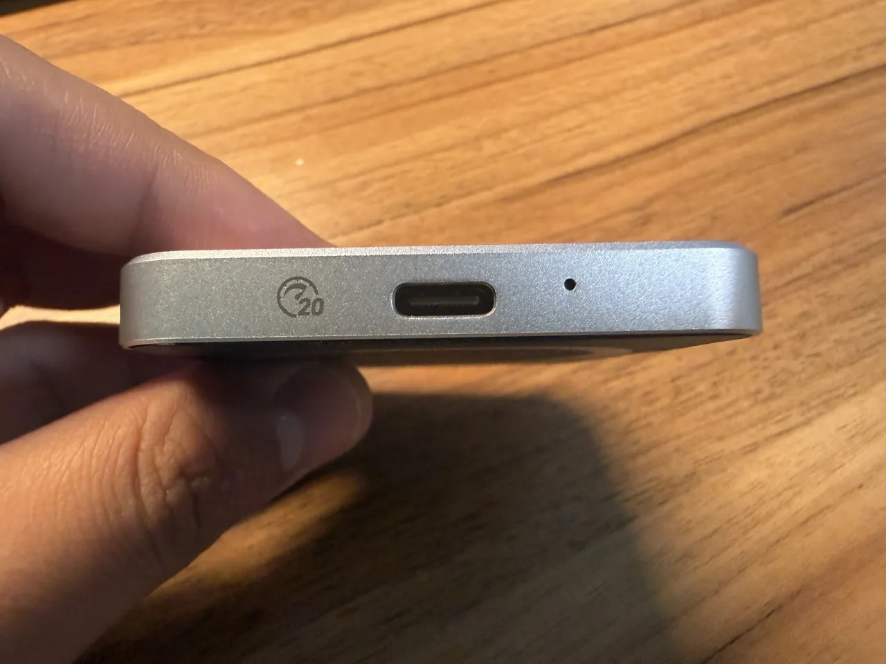 ORICO K20 MiniのUSB-Cポート