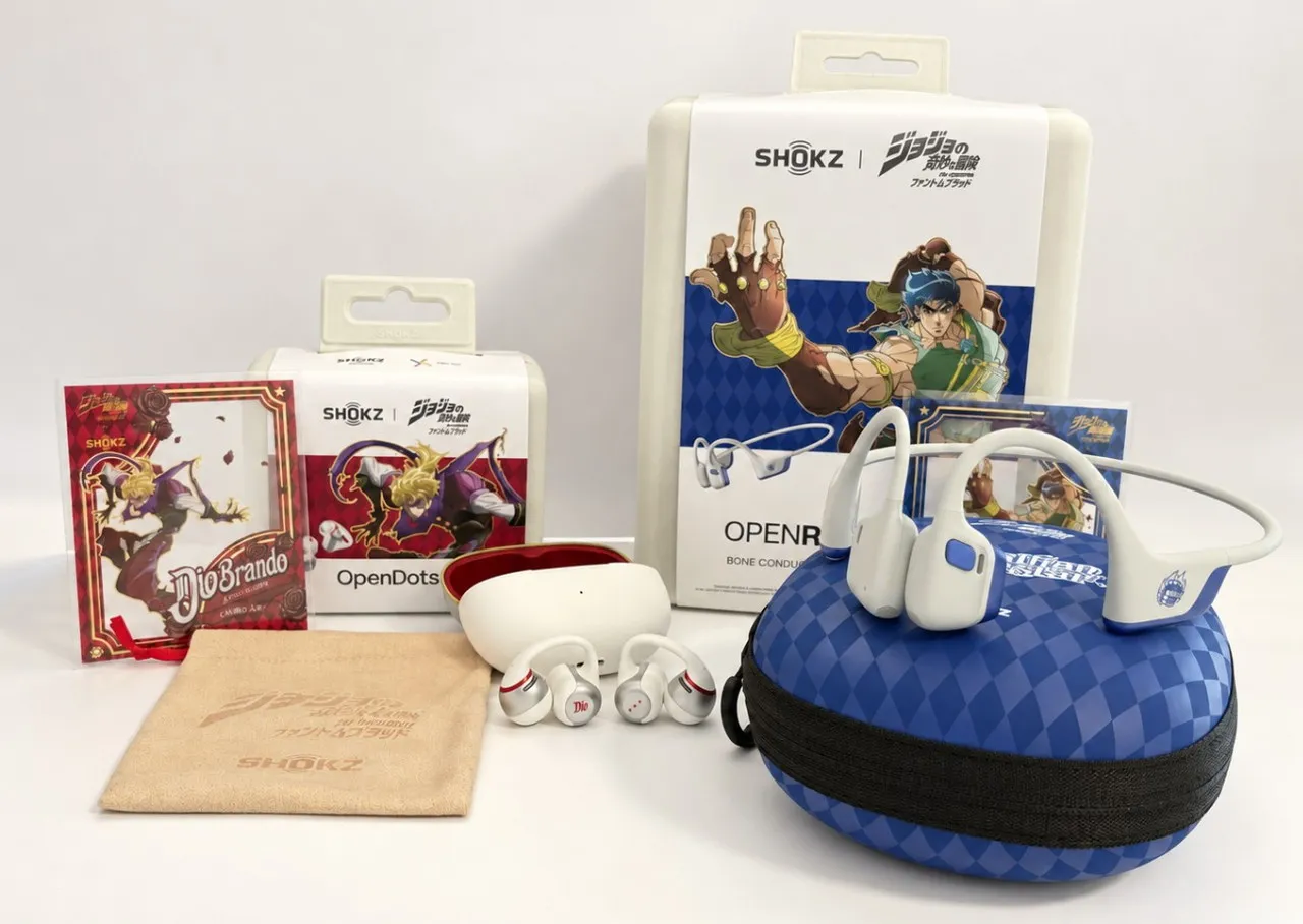 Shokz×ジョジョ コラボイヤホン2モデル