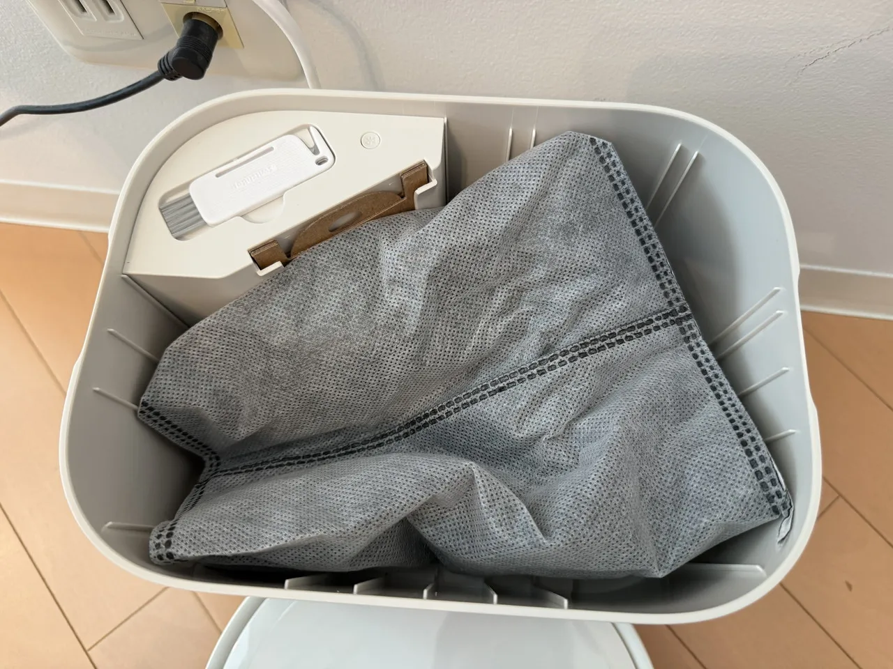 ステーション内部の紙パック