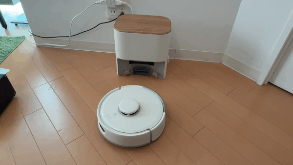 ステーション自動帰還の様子