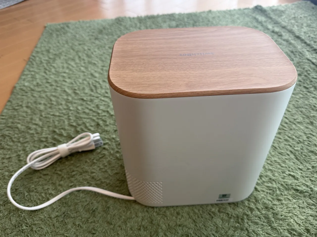 ゴミ収集ステーションの背面