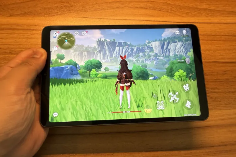 ALLDOCUBE iPlay 80 mini Proで原神をプレイしている