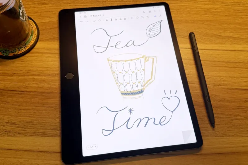 TCL Note A1 NXTPAPERに絵を描いた