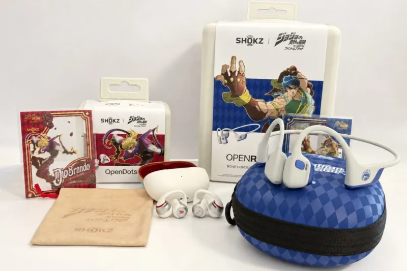 Shokz×ジョジョ コラボイヤホン2モデル
